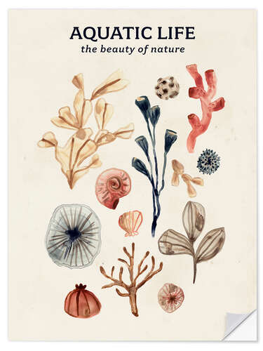 Sticker mural Aquatic Life - The beauty of nature I