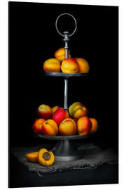 Aluminium print Moody Apricot