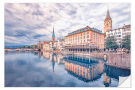 Selvklebende plakat Zurich