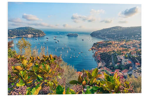 Foam board print Villefranche Sur Mer