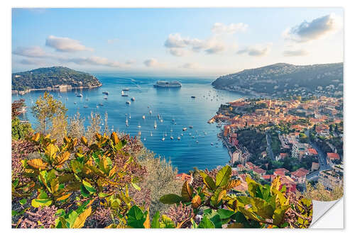 Självhäftande poster Villefranche Sur Mer