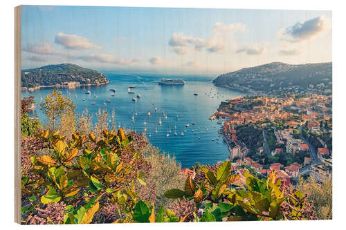 Holzbild Villefranche Sur Mer