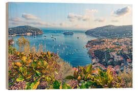 Hout print Villefranche Sur Mer