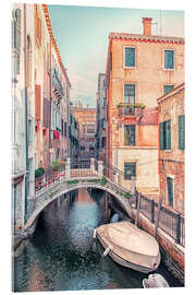 Acrylglasbild Kanal von Venedig