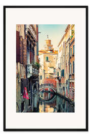 Gerahmter Kunstdruck Venedig Stadt
