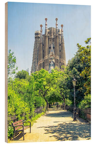 Puutaulu Sagrada Familia