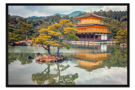 Gerahmter Kunstdruck Kinkaku-ji