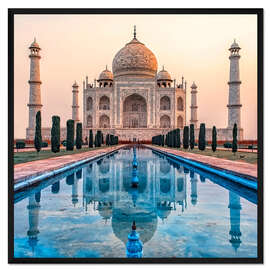 Gerahmter Kunstdruck Taj Mahal