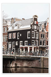 Tableau  A Winter Day In Amsterdam - Henrike Schenk