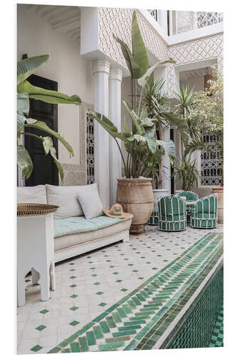 PVC-tavla Tropical riad