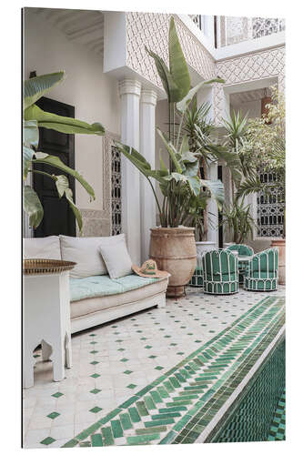 Stampa su plexi-alluminio Tropical riad