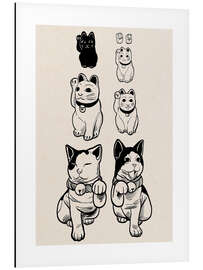 Magnettafel Winkekatze