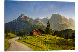 Gallery Print Almsommer in deer Berghütte I