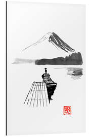 Magnettafel Steg am See