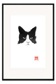 Gerahmter Kunstdruck Die Katze