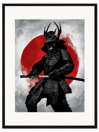 Gerahmter Kunstdruck Samurai I