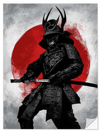 Selvklebende plakat Samurai I