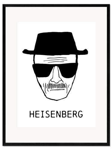 Framed art print Heisenberg - Breaking Bad