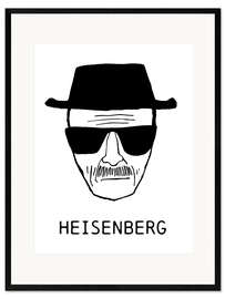 Framed art print Heisenberg - Breaking Bad - Michael Tarassow