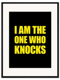 Gerahmter Kunstdruck Breaking Bad-Quote