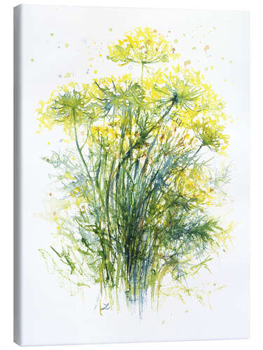 Canvas print Dill Flowers