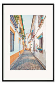 Gerahmter Kunstdruck Cordoba-Straße