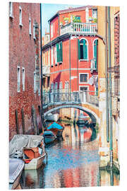 Foam board print The charm of Venice