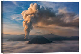 Canvas print Smoke and fog