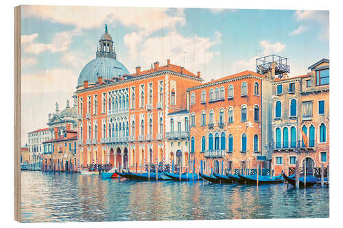 Quadro de madeira Venice in the afternoon