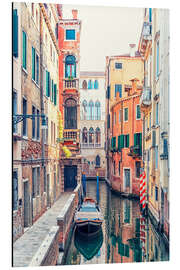 Aluminium print Canal in Venice