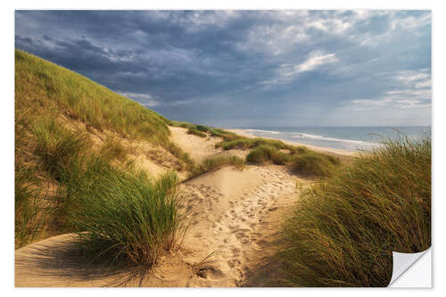 Vinilo para la pared The Dutch North Sea coast