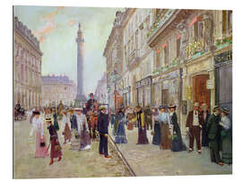 Gallery print Workers leaving the Maison Paquin, in the rue de la Paix