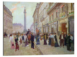 Magnettafel Arbeiter verlassen das Maison Paquin, in der Rue de la Paix