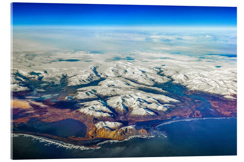 Stampa su vetro acrilico Southeast coast of Iceland