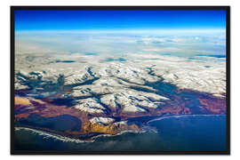 Gerahmter Kunstdruck Südost-Küste von Island