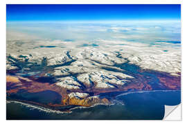 Selvklebende plakat Southeast coast of Iceland