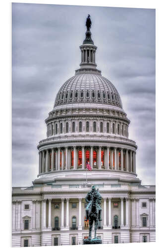 Hartschaumbild Kuppel des Capitols in Washington DC