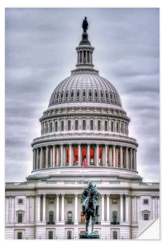 Vinilo para la pared Dome of the Capitol in Washington DC