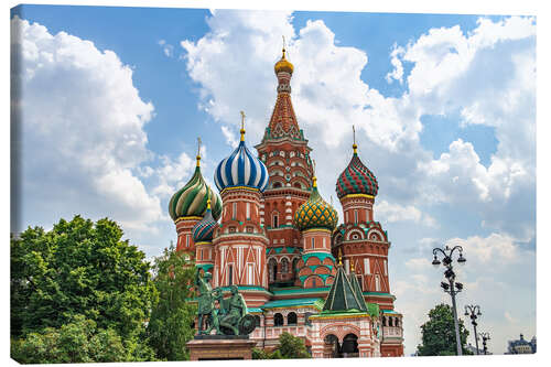 Canvas print St. Basil's Cathedral in Moscow III