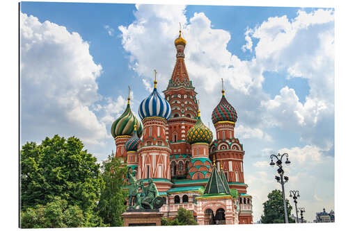 Tableau en plexi-alu St. Basil's Cathedral in Moscow III