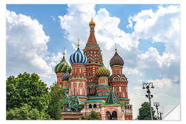 Wall sticker St. Basil's Cathedral in Moscow III