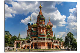 Tableau en plexi-alu St. Basil&#039;s Cathedral in Moscow II