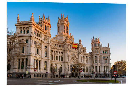 Foam board print Cybele Palace - Communication Palace, Madrid