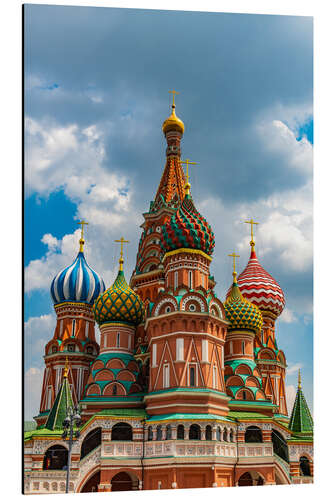 Aluminium print St. Basil's Cathedral in Moscow 1