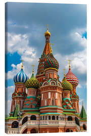 Quadro em tela  St. Basil&#039;s Cathedral in Moscow 1 - HADYPHOTO