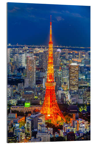 Quadro em plexi-alumínio Tokyo Tower - television tower in Tokyo