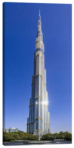 Stampa su tela Burj Khalifa tower in Dubai