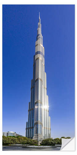 Wall sticker Burj Khalifa tower in Dubai