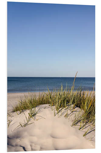 Foam board print Bornholm Beach