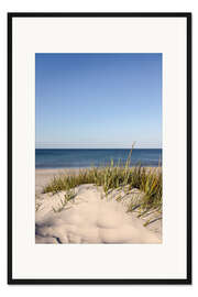 Gerahmter Kunstdruck Bornholmer Strand